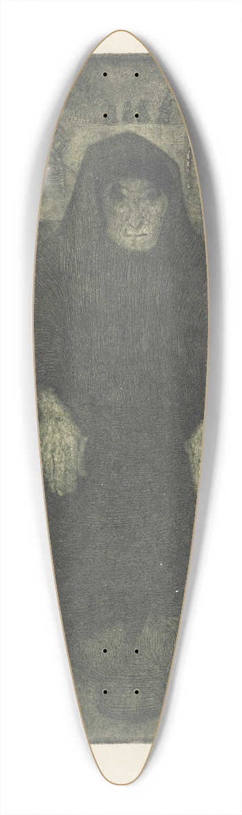 Paula Modersohn-Becker - Sitzende Alte 39.3 inch art pintail longboard deck