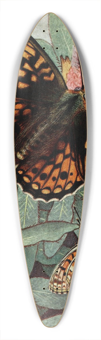 Paul-Andre Robert - Le Chiffre 39.3 inch art pintail longboard deck