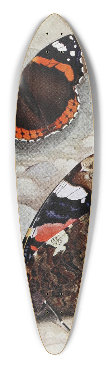 Paul-Andre Robert - Le Vulcain 39.3 inch art pintail longboard deck