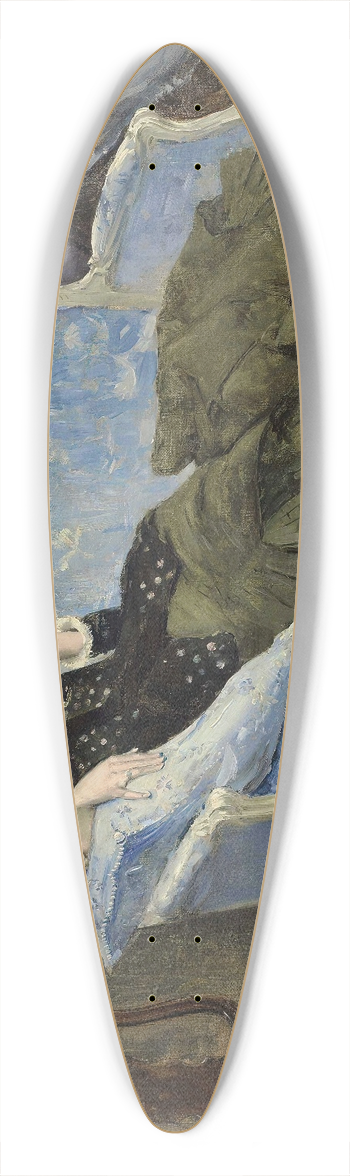 Paul Csar Helleu - La Lettre 39.3 inch art pintail longboard deck
