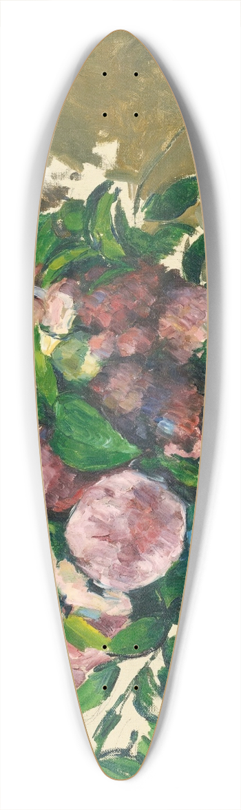 Paul Czanne - Fleurs Dans Un Vase Rouge 39.3 inch art pintail longboard deck