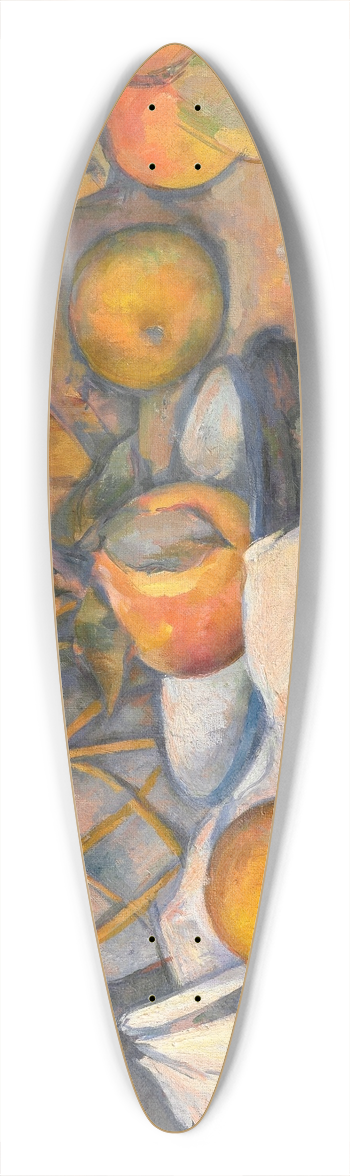 Paul Czanne - Fruits et pot de gingembre 39.3 inch art pintail longboard deck