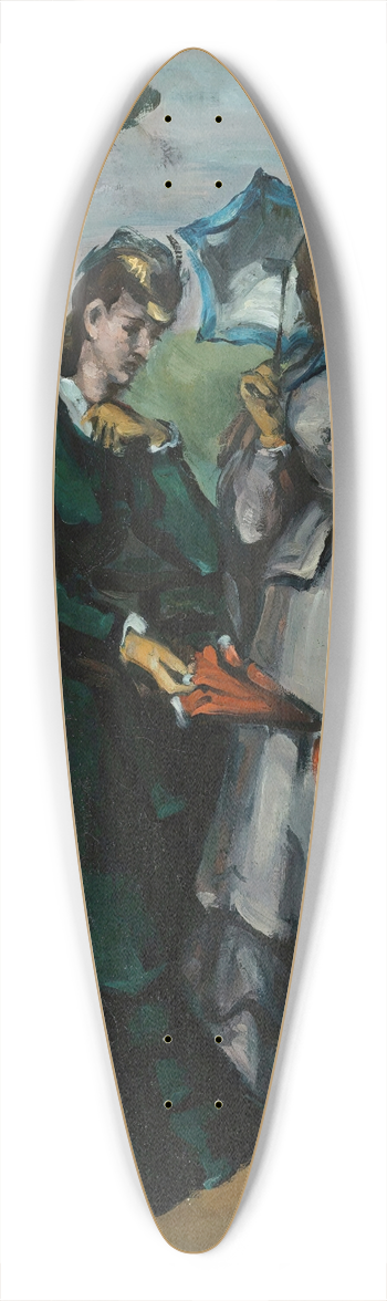 Paul Czanne - La Promenade 39.3 inch art pintail longboard deck