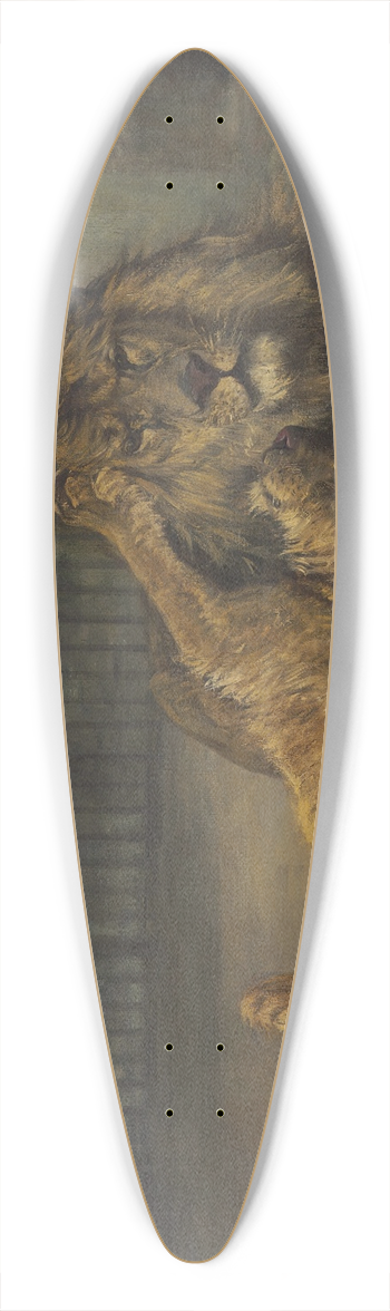 Paul Friedrich Meyerheim - Unwanted Affection 39.3 inch art pintail longboard deck