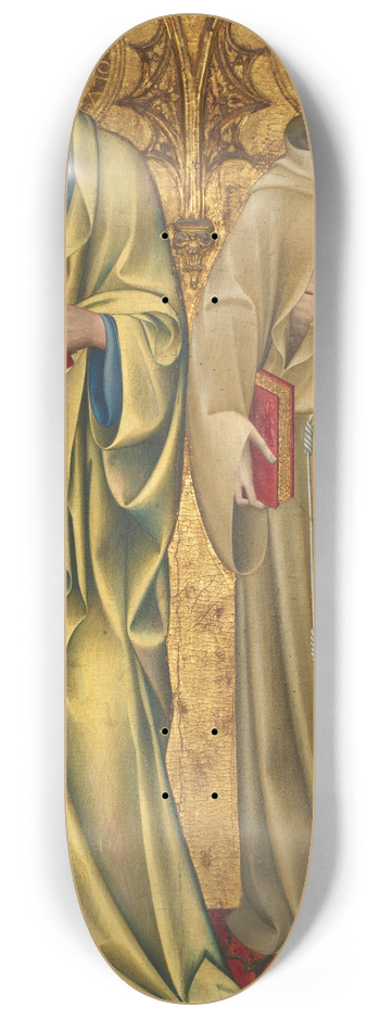 Giovanni di Paolo - Saints Matthew and Francis 8.25 inch art skate deck