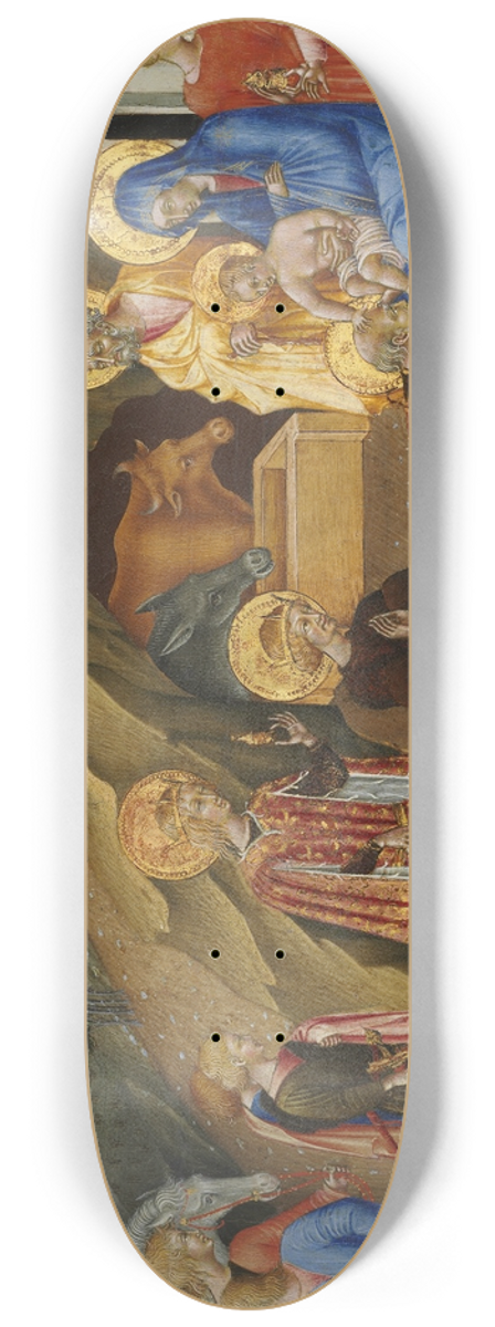 Giovanni di Paolo - The Adoration of the Magi 8.25 inch art skate deck
