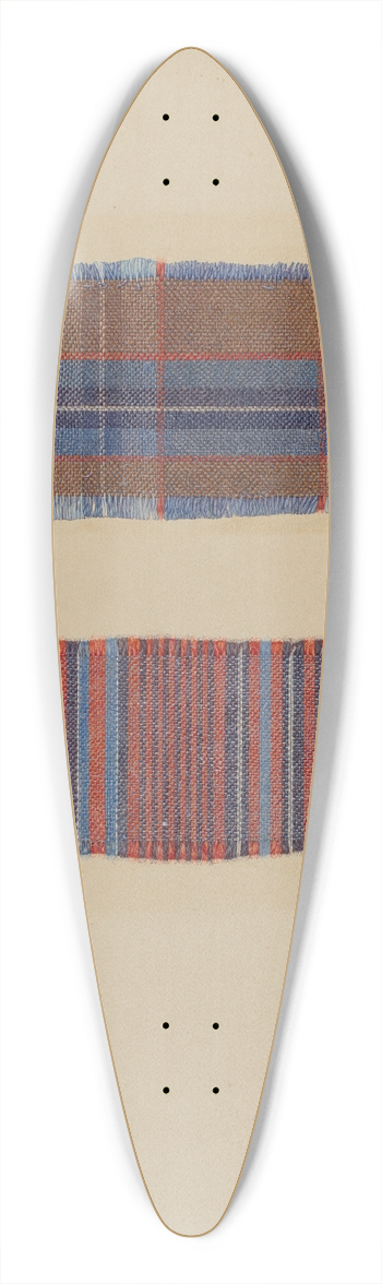 Paul Kelly - Textile Samples 39.3 inch art pintail longboard deck