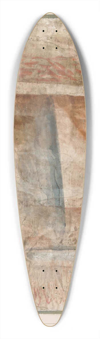 Paul Klee - Rotbrtiger Kopf 39.3 inch art pintail longboard deck