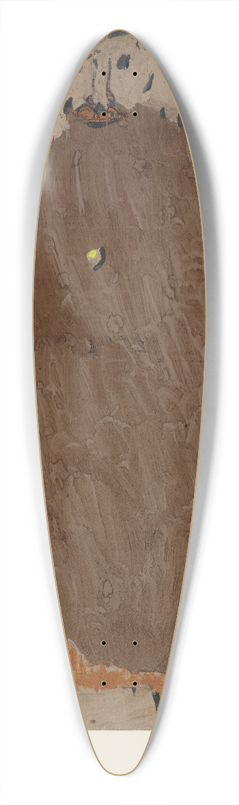 Paul Klee - Wsten-Ruber 39.3 inch art pintail longboard deck
