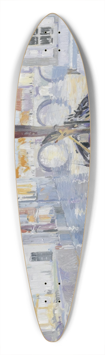 Paul Mathieu - Le Petit Canal 39.3 inch art pintail longboard deck