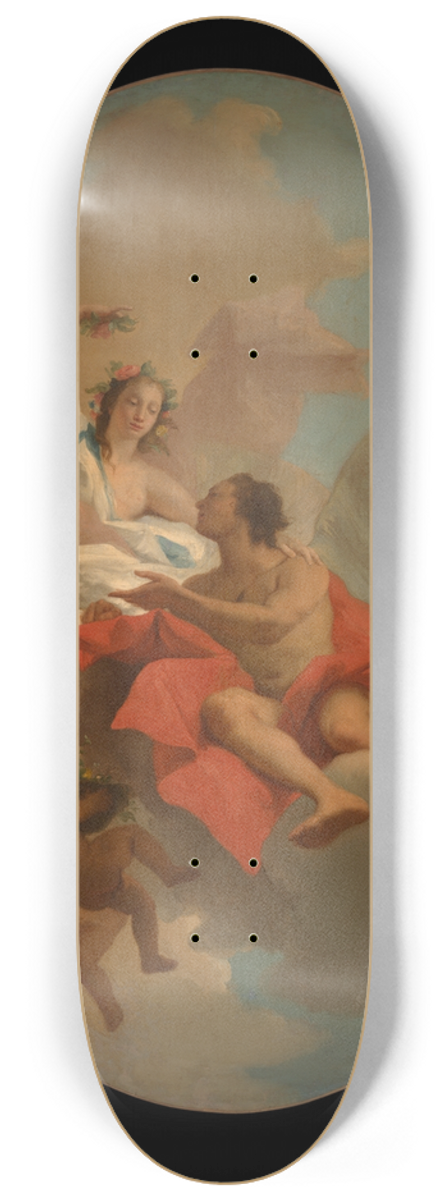 Giovanni Domenico Tiepolo - Flora andZephyr 8.25 inch art skate deck