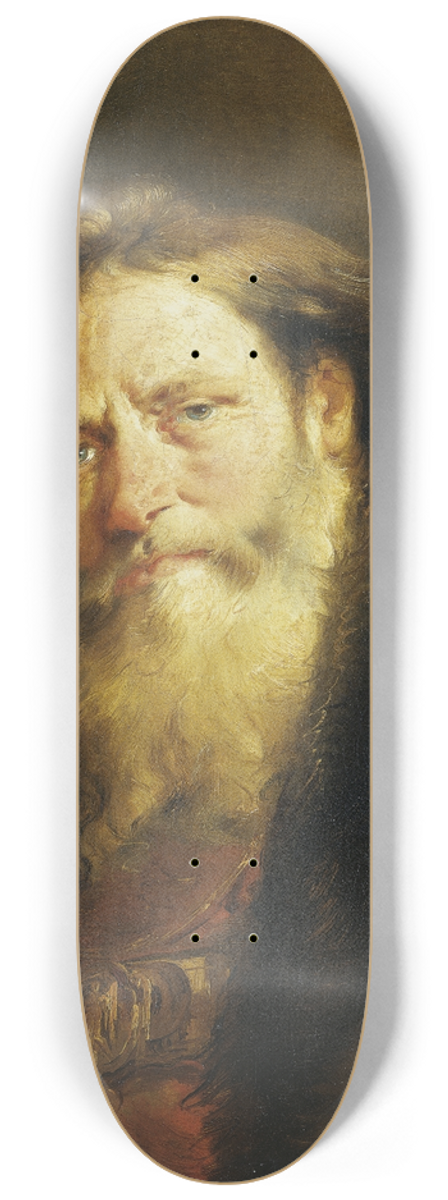 Giovanni Domenico Tiepolo - Head of an Old Man 8.25 inch art skate deck