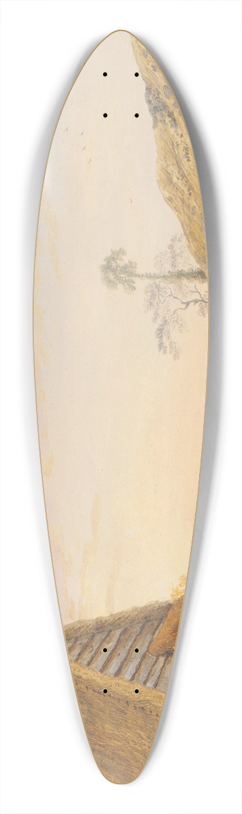 Paul Sandby - Afternoon 39.3 inch art pintail longboard deck