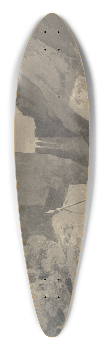 Paul Sandby Munn - Pale Melancholy 39.3 inch art pintail longboard deck