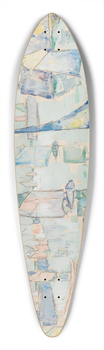 Paul Signac - Saint-Gilles Croix-De-Vie 39.3 inch art pintail longboard deck