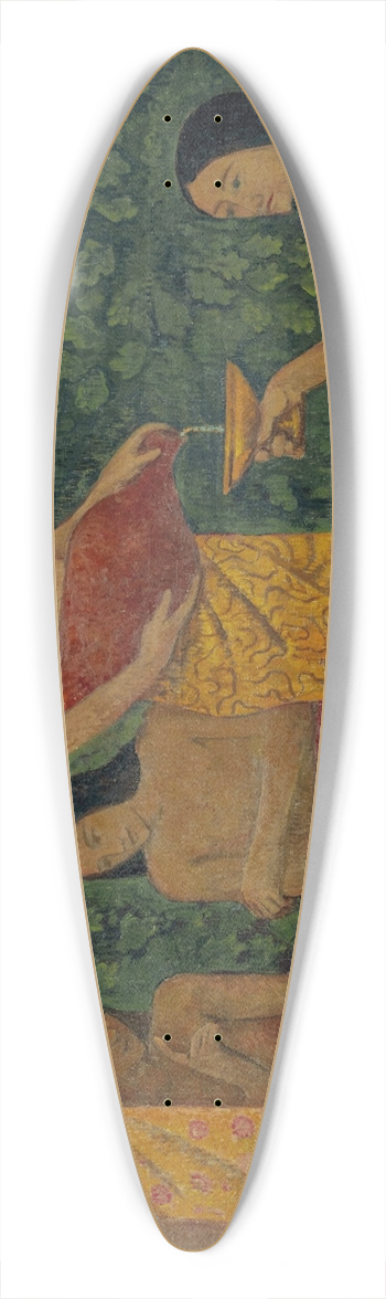 Paul Srusier - Libations, Cinq figures dans une fret mythique 39.3 inch art pintail longboard deck
