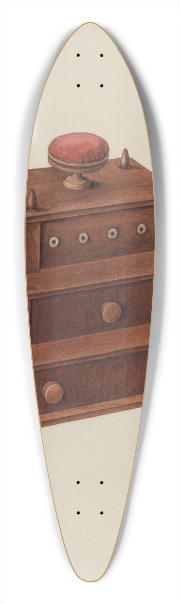 Paul Ward - Sewing Cabinet 39.3 inch art pintail longboard deck