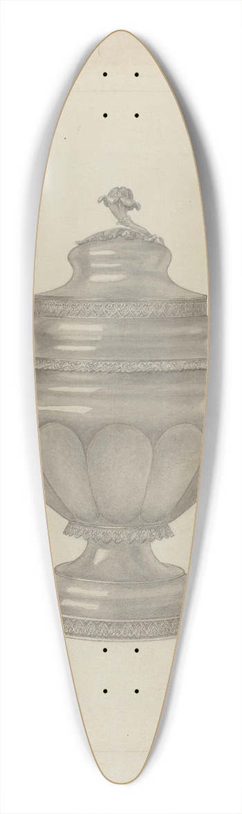 Paul Ward - Silver Sugar Bowl 39.3 inch art pintail longboard deck