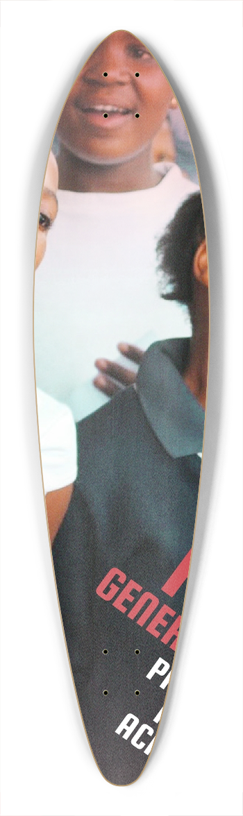 Peace Corps - World Aids Day HIV Poster-2 39.3 inch art pintail longboard deck