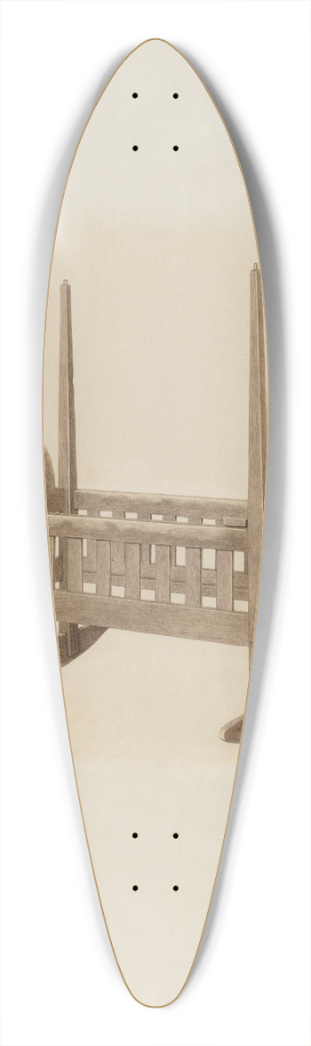 Pearl Davis - Cradle 39.3 inch art pintail longboard deck