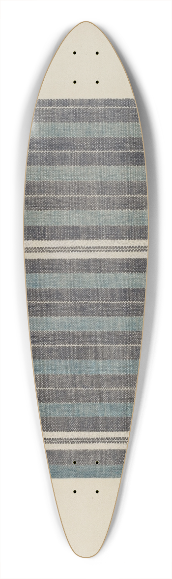 Pearl Gibbo - Woven Textile 39.3 inch art pintail longboard deck