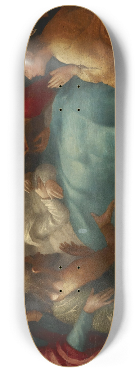 Giovanni Francesco Caroto - Death of the Virgin 8.25 inch art skate deck
