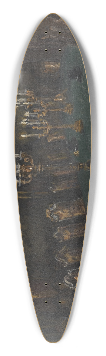 Peder Severin Kryer - Interir 39.3 inch art pintail longboard deck