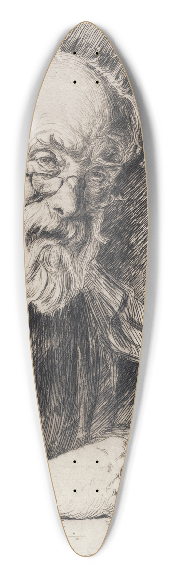 Peder Severin Kryer - Lorenz Frlich 39.3 inch art pintail longboard deck