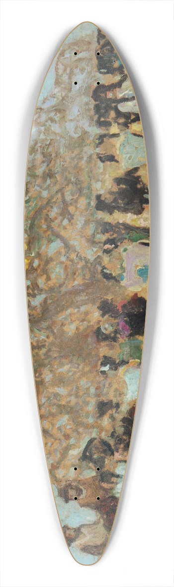 Pedro Figari - El Pericn 39.3 inch art pintail longboard deck