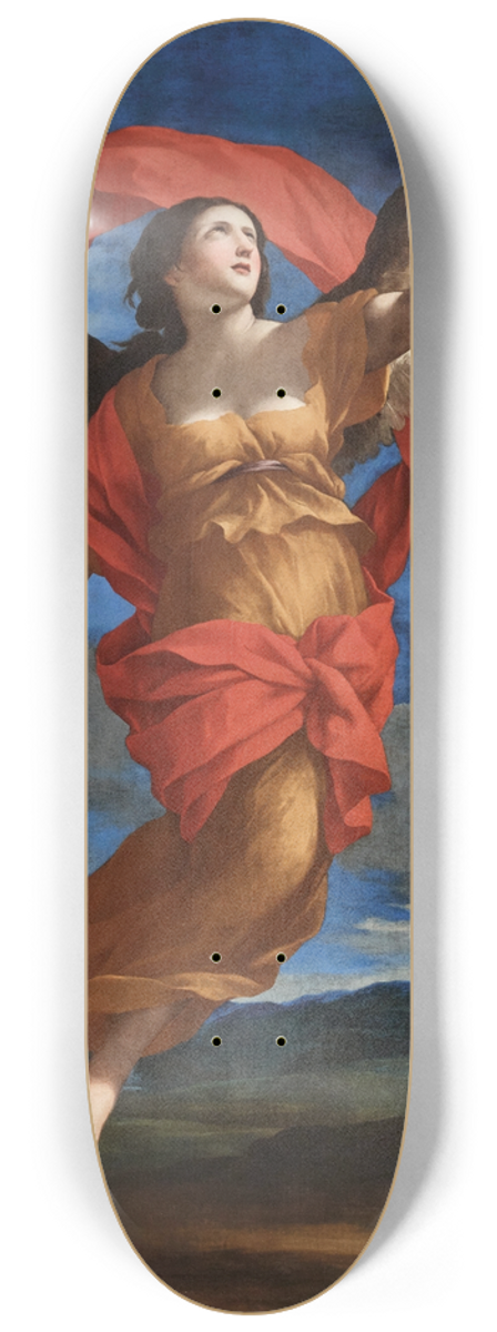 Giovanni Francesco Romanelli - Allegory of Fame 8.25 inch art skate deck