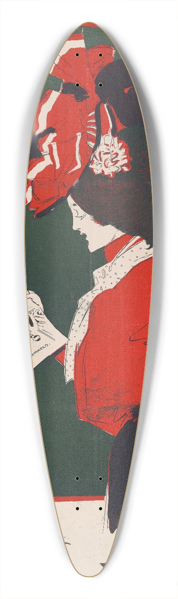 Penrhyn Stanlaws - Judge, will do! 39.3 inch art pintail longboard deck