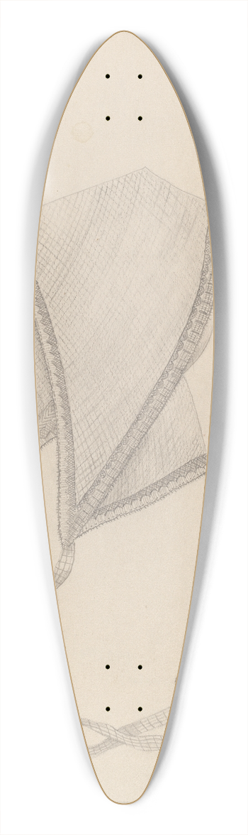 Percival Jenner - Night Cap 39.3 inch art pintail longboard deck