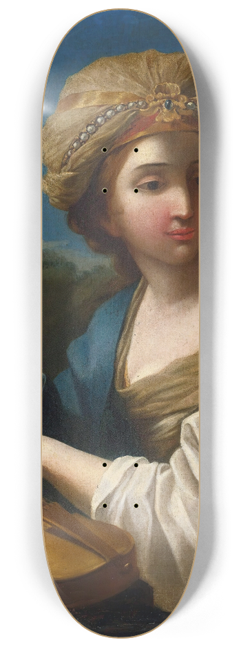Giovanni Francesco Romanelli - Saint Cecilia 8.25 inch art skate deck