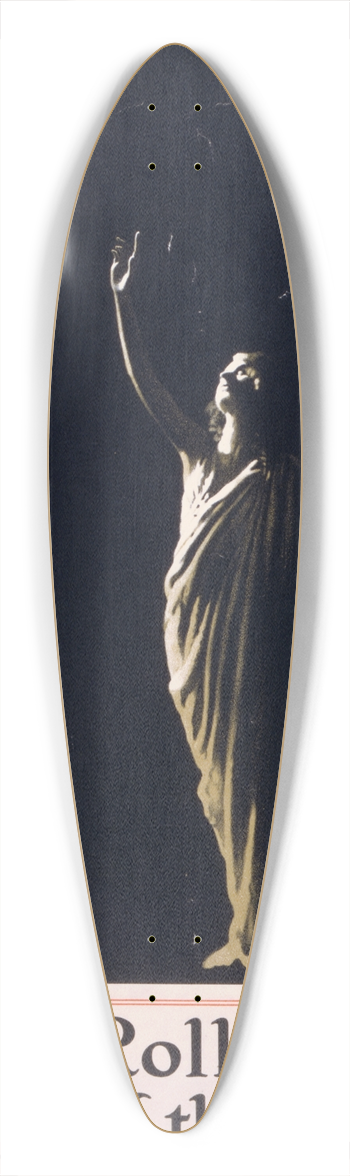 Percy MacKaye - The roll call 39.3 inch art pintail longboard deck