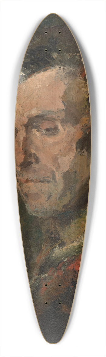 Pericles Pantazis - Head of a Man 39.3 inch art pintail longboard deck