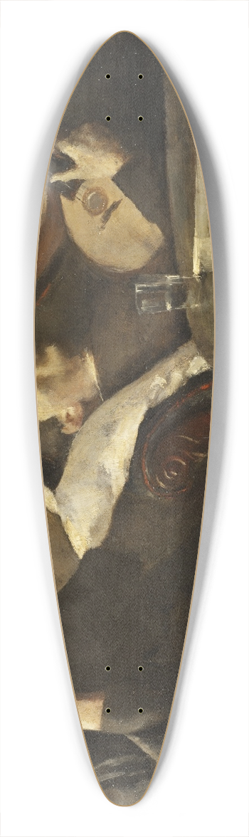 Peter Alfred Schou - Gravity. Interior 39.3 inch art pintail longboard deck