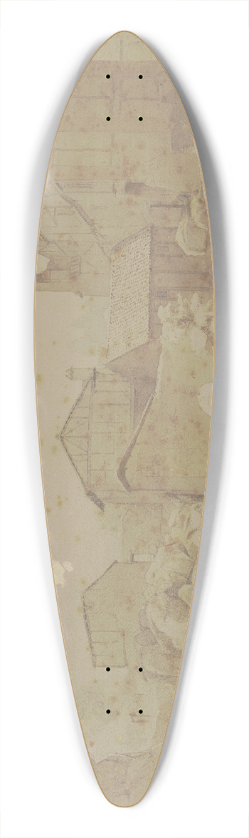 Peter Burnitz - Segovia 39.3 inch art pintail longboard deck