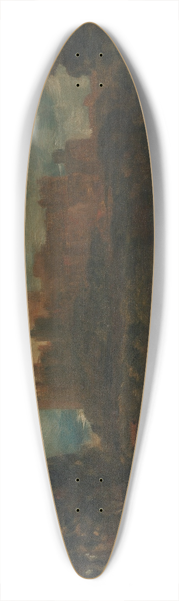 Peter DeWint - Windsor Castle 39.3 inch art pintail longboard deck