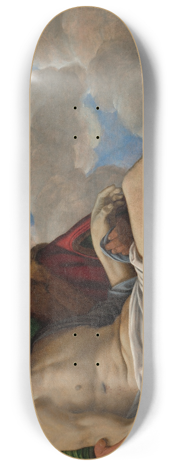 Giovanni Girolamo Savoldo - Christ with Joseph of Arimathea 8.25 inch art skate deck
