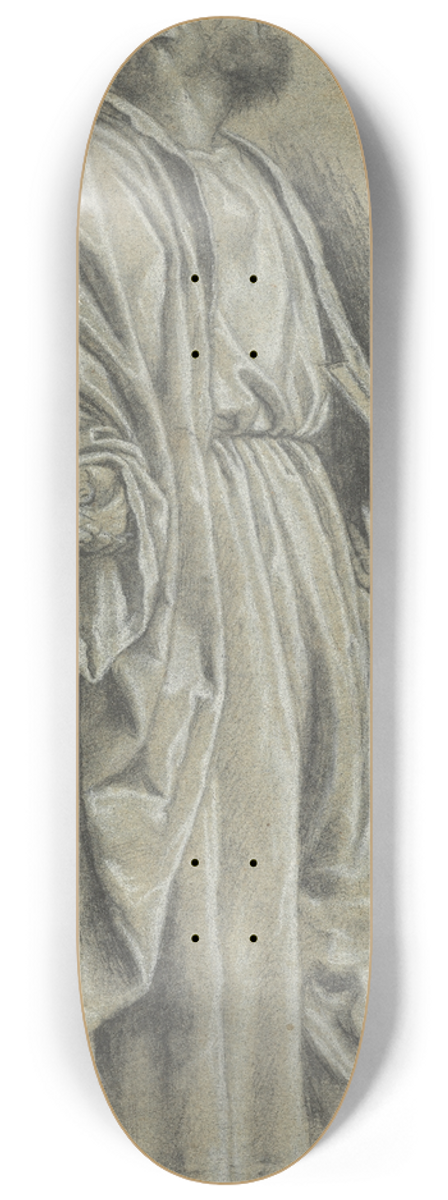 Giovanni Girolamo Savoldo - Study for Saint Peter 8.25 inch art skate deck