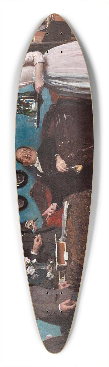 Peter Ilsted - Tilfldige Gster 39.3 inch art pintail longboard deck