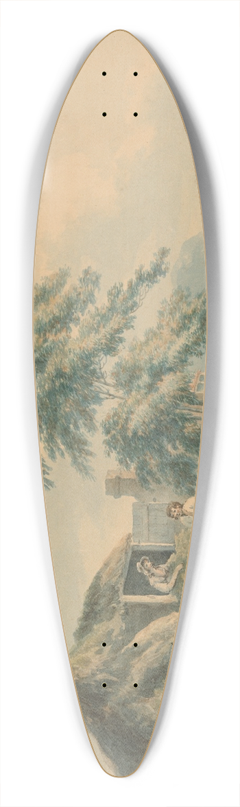 Peter La Cave - Haymakers 39.3 inch art pintail longboard deck