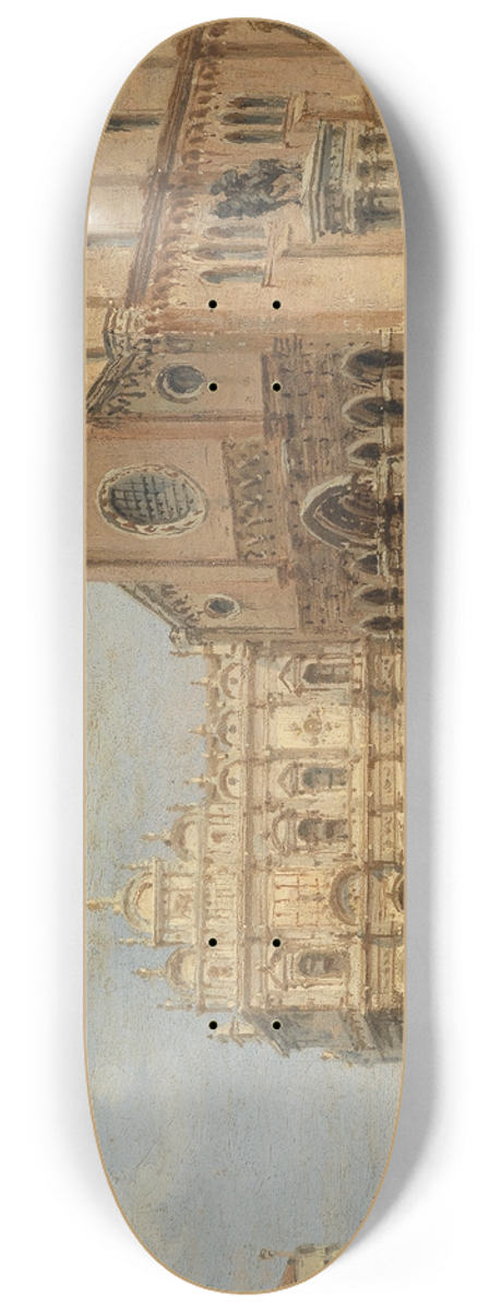 Giovanni Grubacs - Venedig Piazza San Giovanni e Paolo 8.25 inch art skate deck
