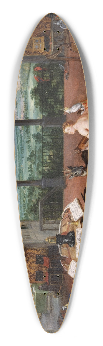 Peter Paul Rubens - Hearing 39.3 inch art pintail longboard deck