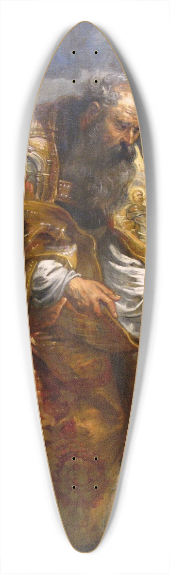 Peter Paul Rubens - Saint Augustine 39.3 inch art pintail longboard deck