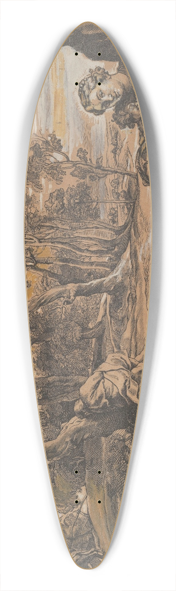 Peter Paul Rubens - The Rest on the flight into Egypt 39.3 inch art pintail longboard deck
