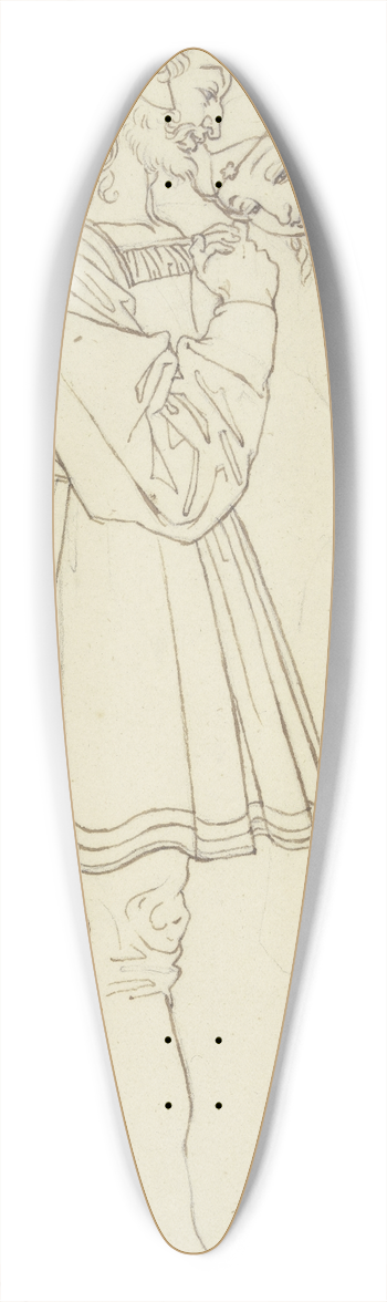 Peter von Cornelius - Der Spaziergang im Garten; Faust und Gretchen 39.3 inch art pintail longboard deck