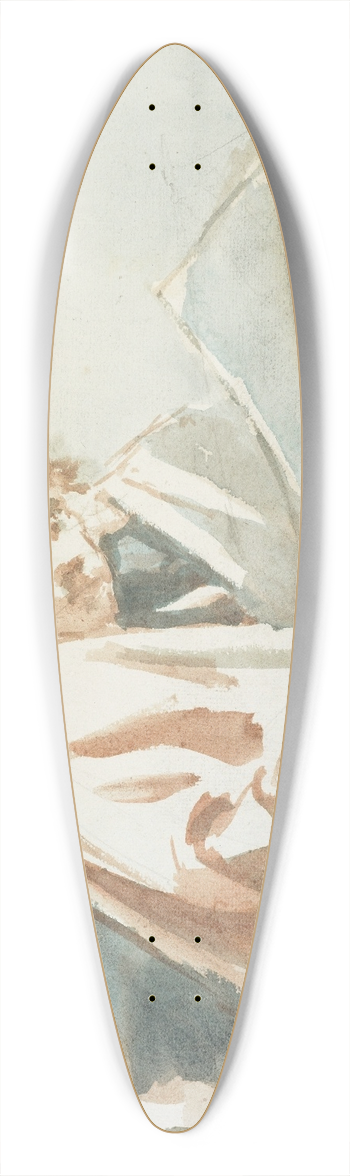 Petrus van der Velden - A student 39.3 inch art pintail longboard deck