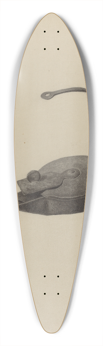 Philip Johnson - Betty Lamp 39.3 inch art pintail longboard deck