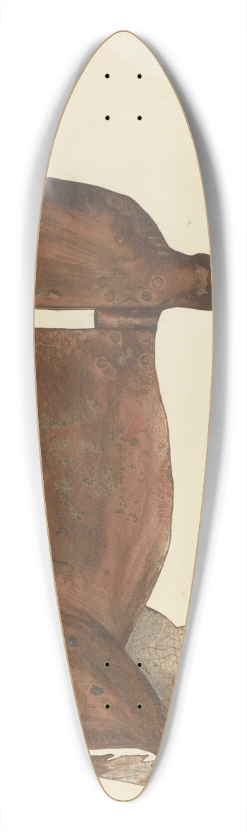 Philip Johnson - Cow Weather Vane 39.3 inch art pintail longboard deck